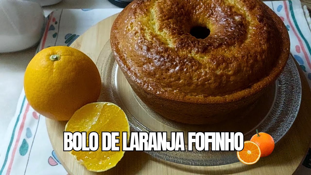 Bolo de laranja simples que vai te surpreender | - Aromas & Sabores