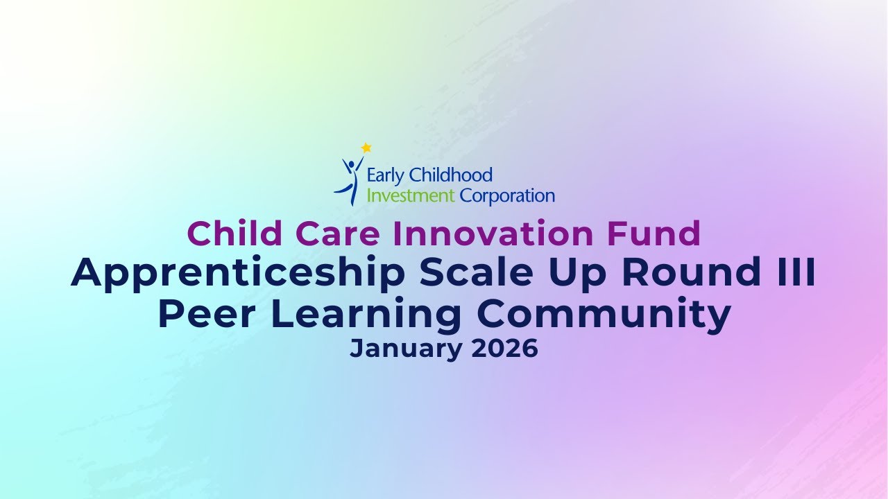 Apprenticeship Scale Up Round III Monthly Peer Learning Community - January 2026