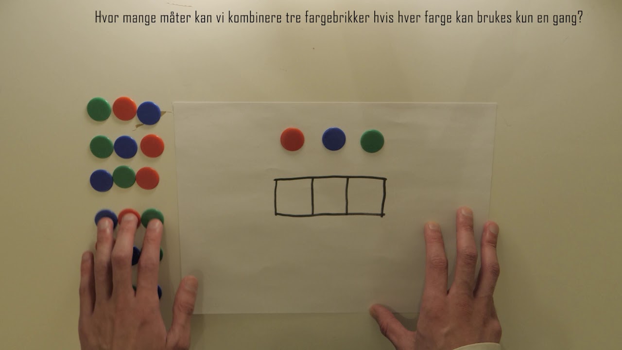 Kombinatorikk - Utvalg uten tilbakelegging