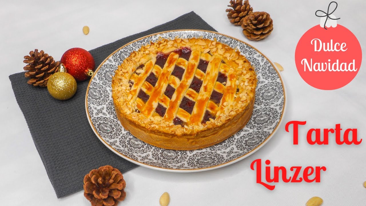 Tarta Linzer (almendras y frutos rojos) | Dulce Navidad | La Dolce Vita