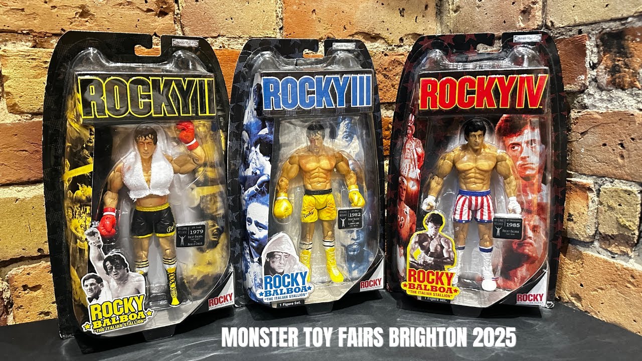 MONSTER TOY FAIRS BRIGHTON 2025 #toys #Rocky Balboa  ￼￼#collections .