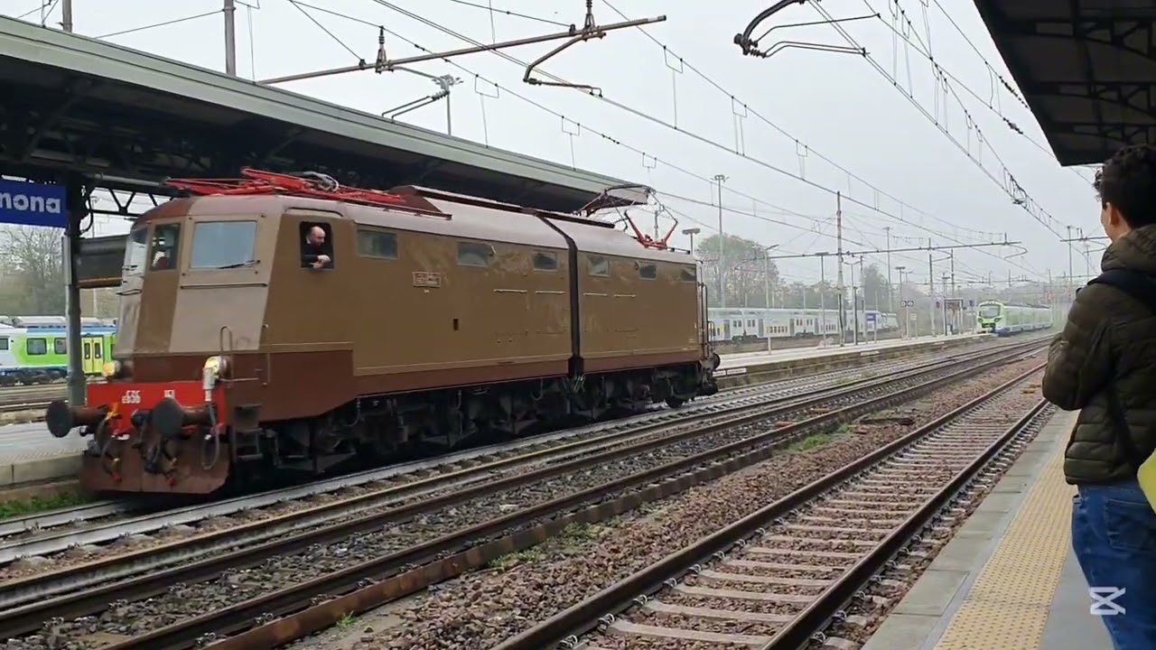 Viaggio sul treno storico E636 da Milano Centrale a Cremona 