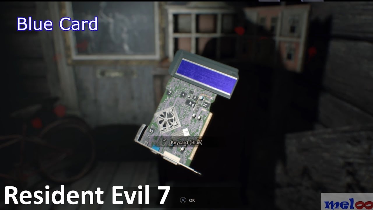 Resident Evil 7: Red and Blue Keycard Guide (How to get - Biohazard 7)