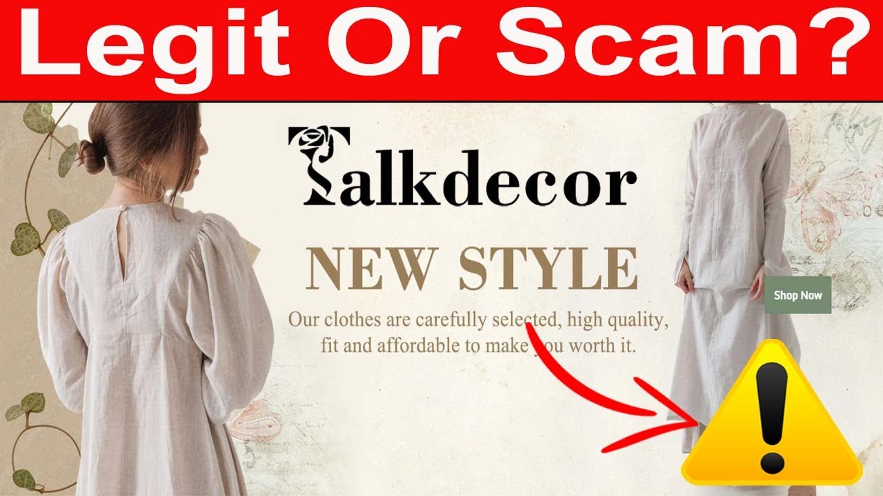 Talkdecor Clothing Reviews - Is Talkdecor.shop Legit Or Scam Site?