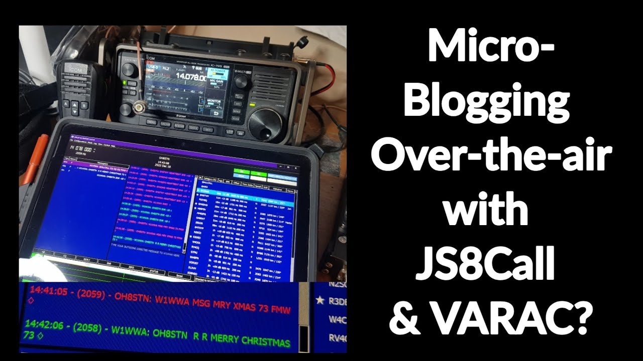 Микроблогинг Off Grid Ham Radio с JS8Call и VARAC