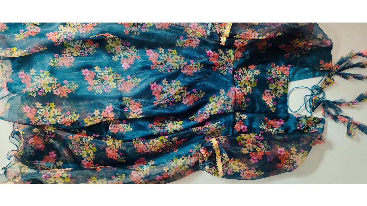 ❤Silai coaching class❤ stitching double gher long gown ki stitching step by step❤