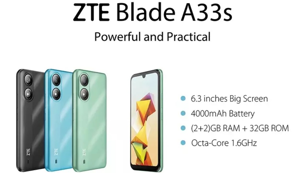 ZTE Blade A33S DISASSEMBLY AND ASSEMBLY