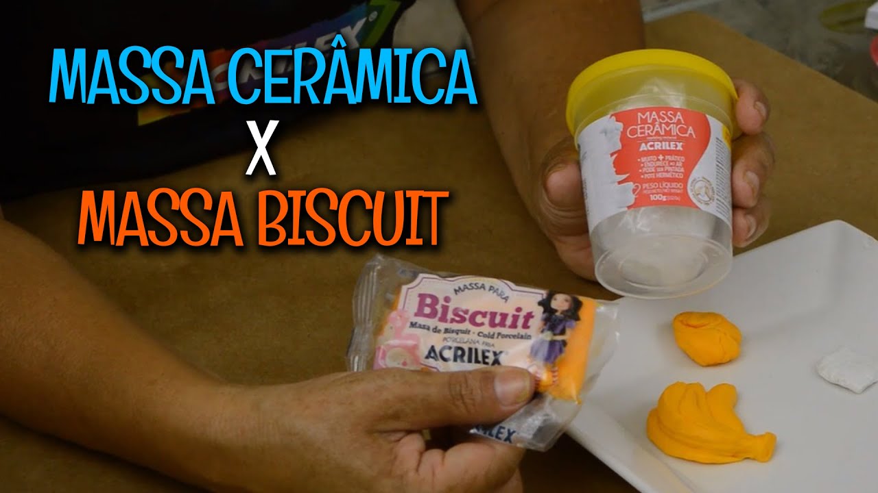 DIFERENÇA DA MASSA CERÂMICA E MASSA BISCUIT DA ACRILEX! ‹ Iolane Caron ›