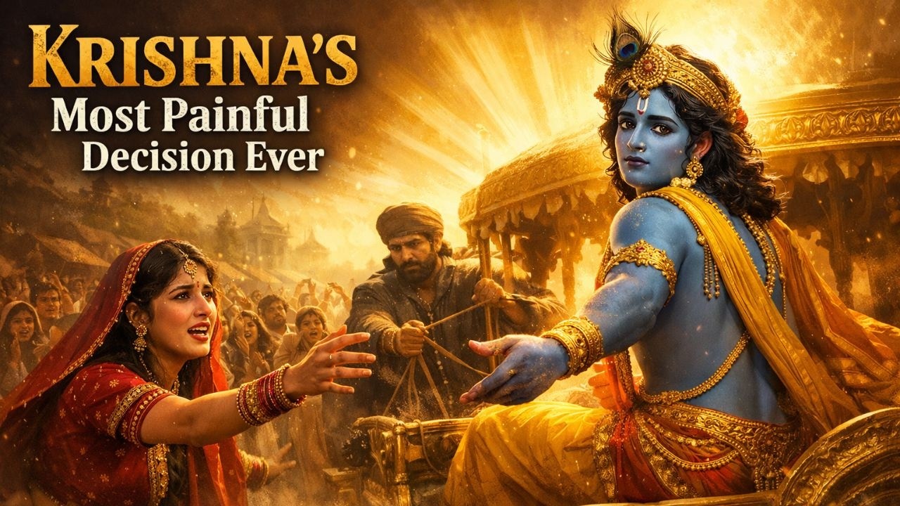 Jab Krishna Ne Chhoda Vrindavan | The Most Heart-Touching Moment of Lord Krishna’s Life