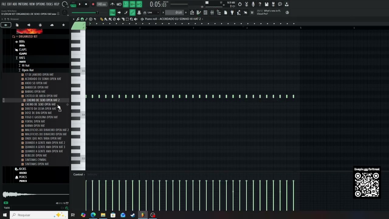 TYPE BEAT VIBE - PRODUZINDO ALGO #15