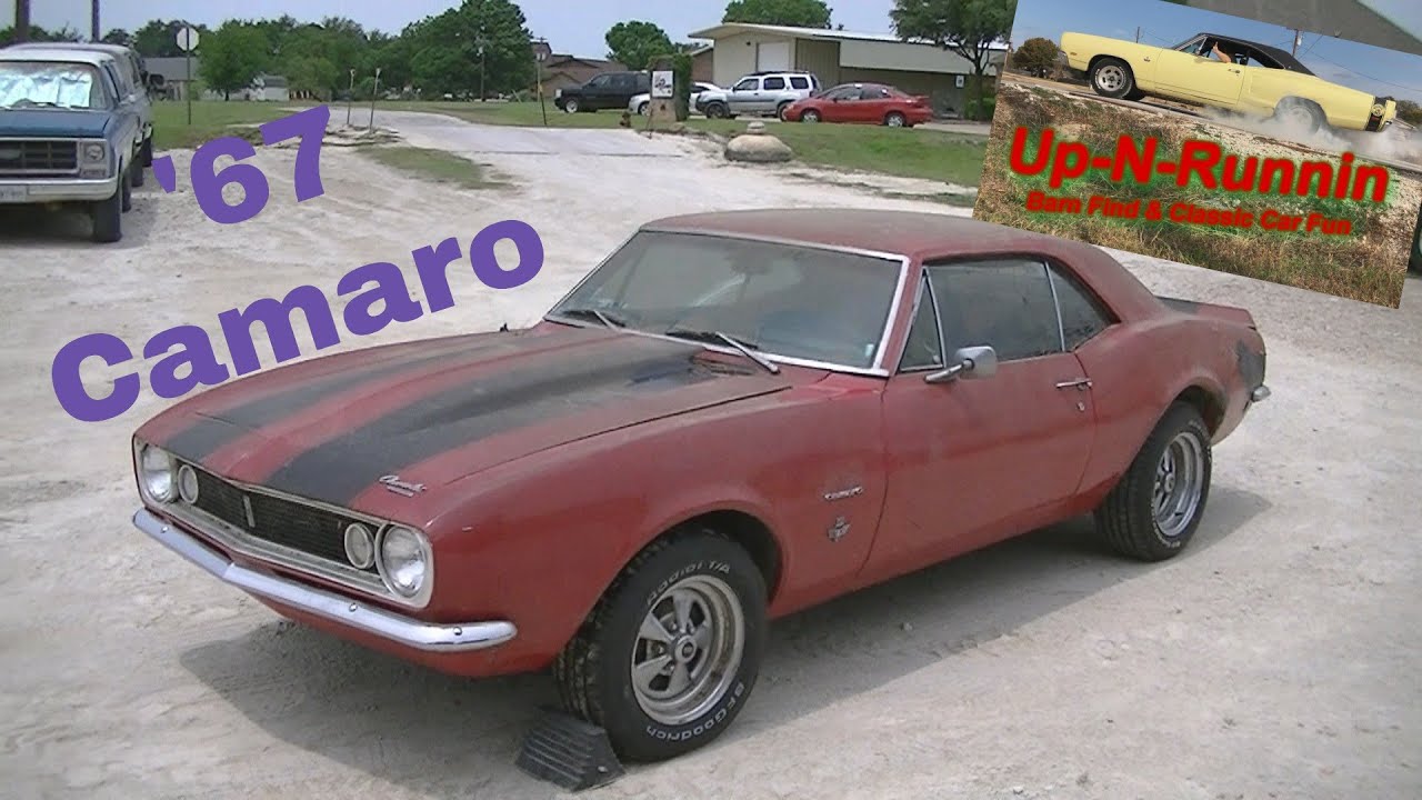 UNR 23 1967 Chevrolet Camaro Part 1 - Farm Fresh Car - Barn Find & Classic Car Fun