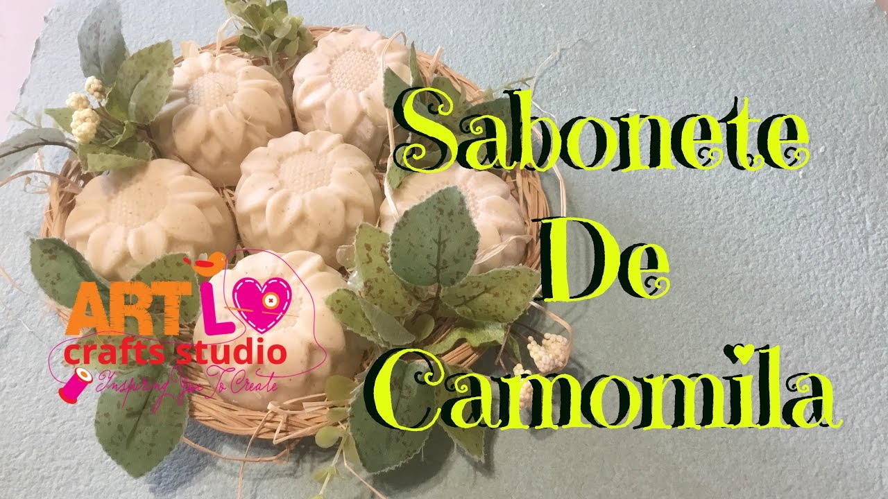 🔴 Receita  De Sabonete Caseiro De Camomila - Homemade Chamomile Soap Recipe E92