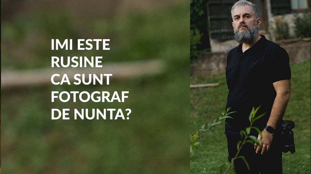 ESTI CEL MAI FOTOGRAF DE NUNTA?