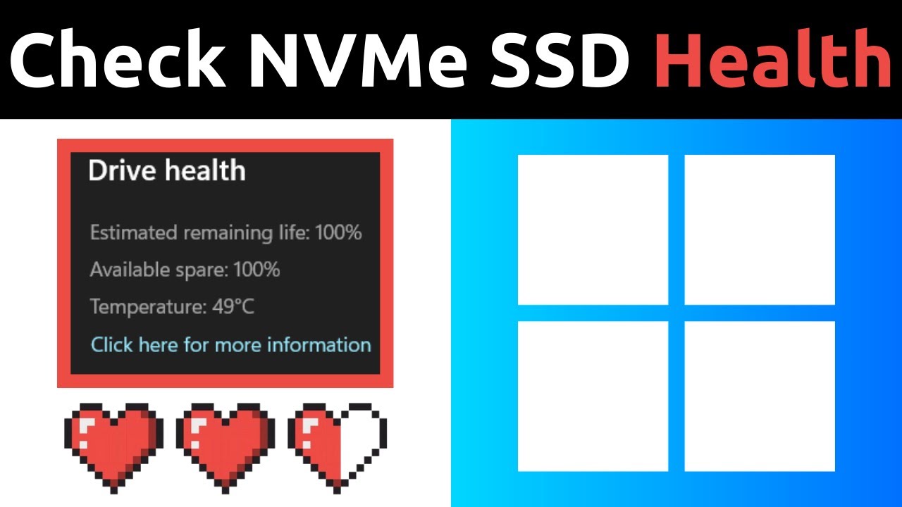 How To Check SSD, NVMe SSD, And HDD Health & Remaining Life In Windows 11