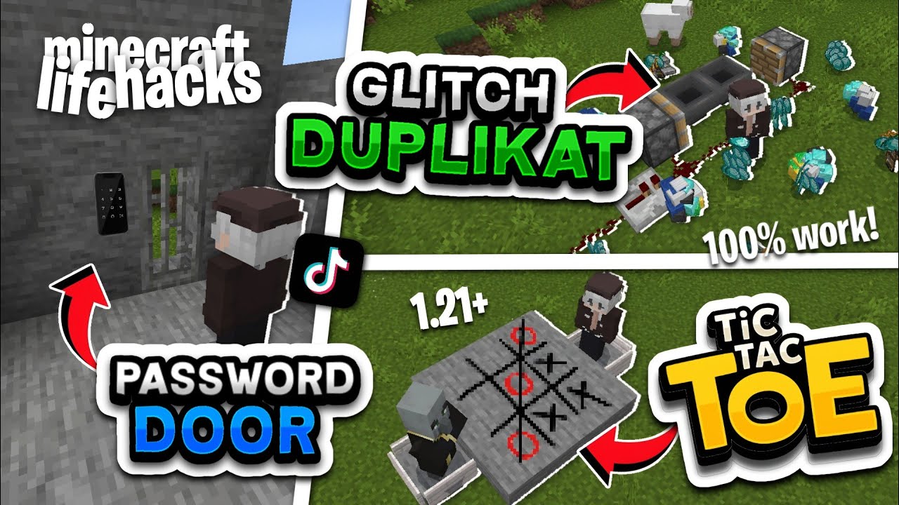 AKU COBA BUKTIKAN MINECRAFT LIFE HACKS YANG LAGI VIRAL INI! APAKAH REAL?!