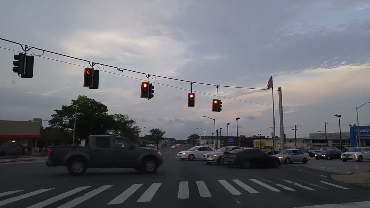 Driving from Freeport to East Meadow in Nassau, New York