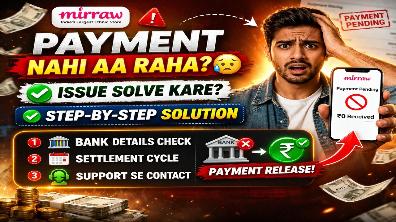Mirraw Me Payment Nahi Aa Raha? 💰 Seller Payment Delay Problem Ka Complete Solution 2026