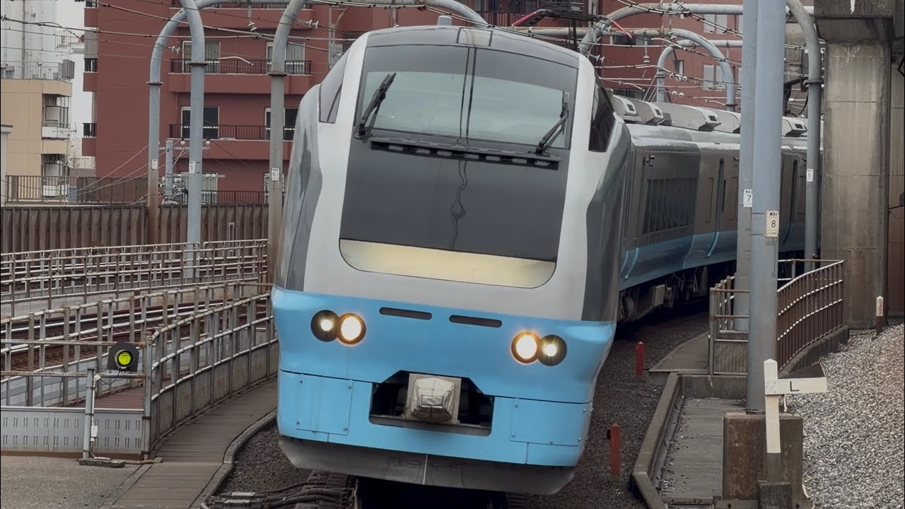 【4K高画質】【臨時特急草津・四万６２号運転に伴う返却回送】E653系1000番台ｶﾂK71編成（フレッシュひたち風水色塗装編成）が赤羽駅4番線を通過するシーン（回9573M）2026.3.13