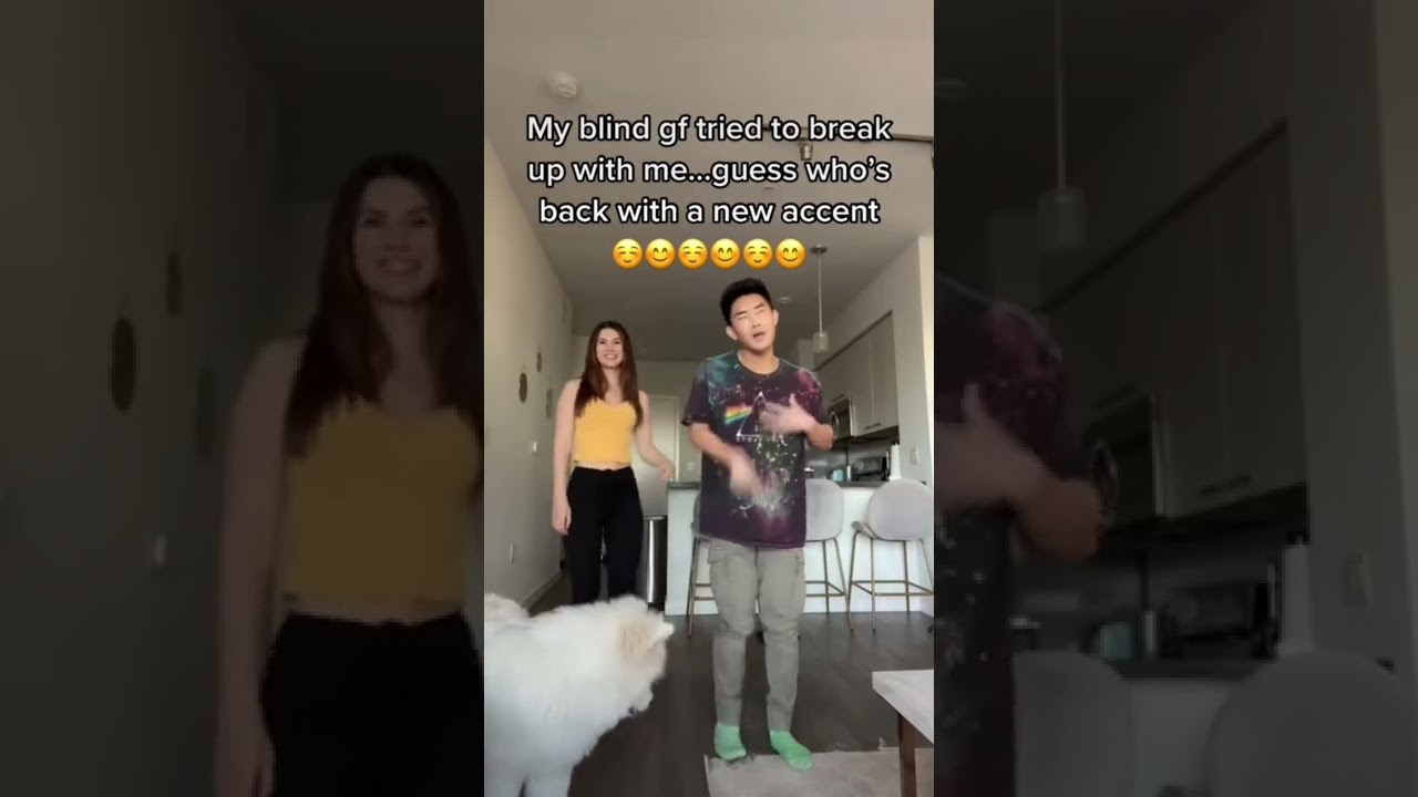 HOT BLIND GIRL & SUS DOG😳💀😳 ( VERY WEIRD ) #funny