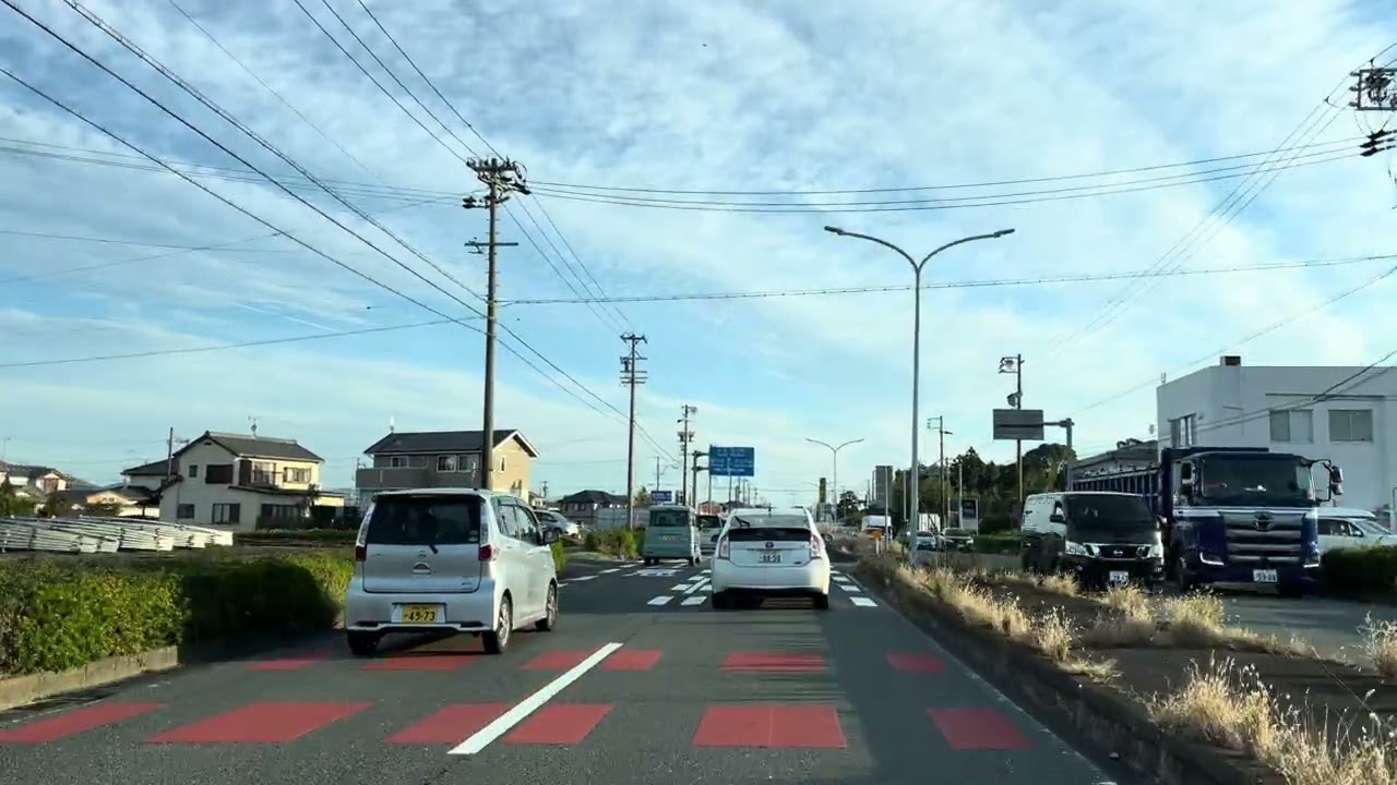 Enjoy the driving in Japan! Local street scenes of Japan! Enjoy the Japanese atmosphere.