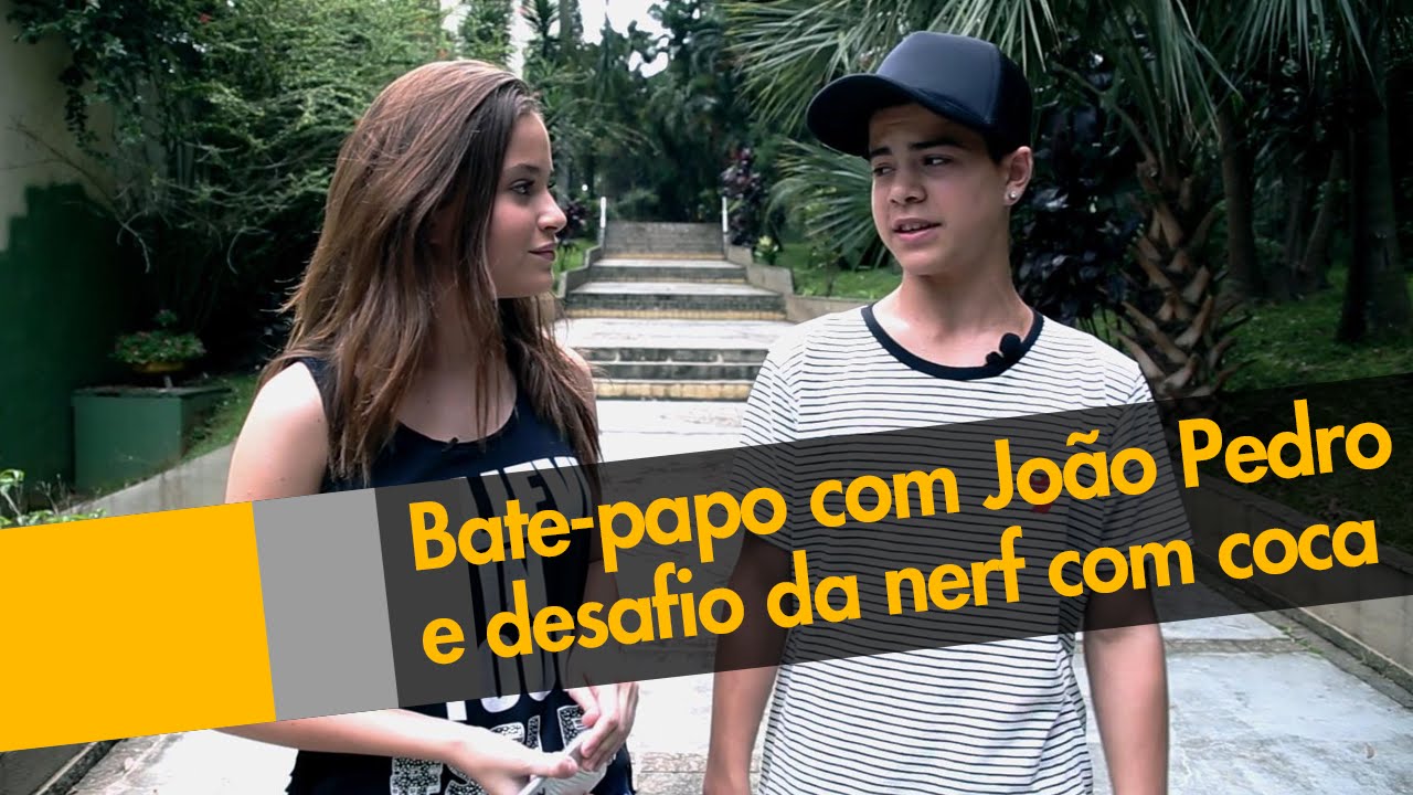 DESAFIO da Nerf com Coca com JOÃO PEDRO CARVALHO