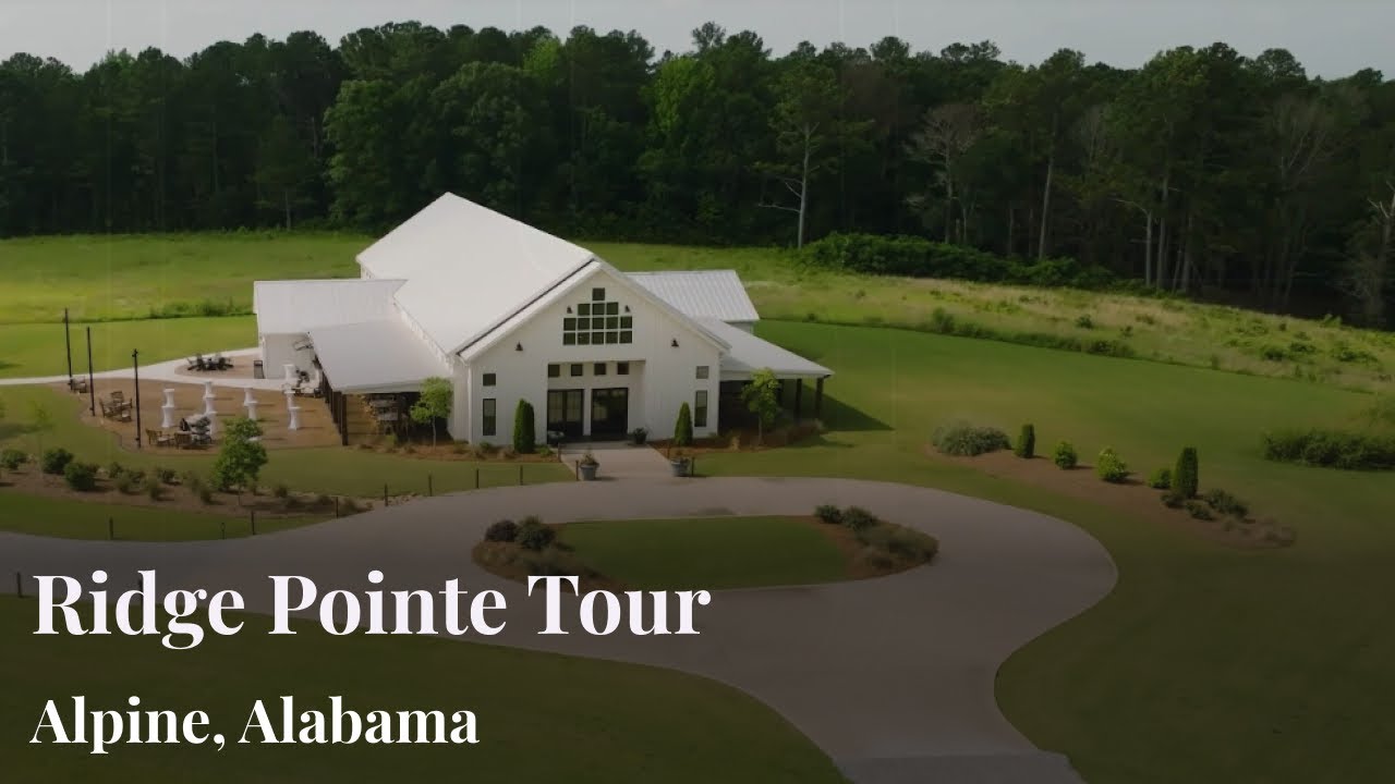 Ridge Pointe in Alpine, Alabama--Full Venue Walkthru Tour #alabamaweddingvenues