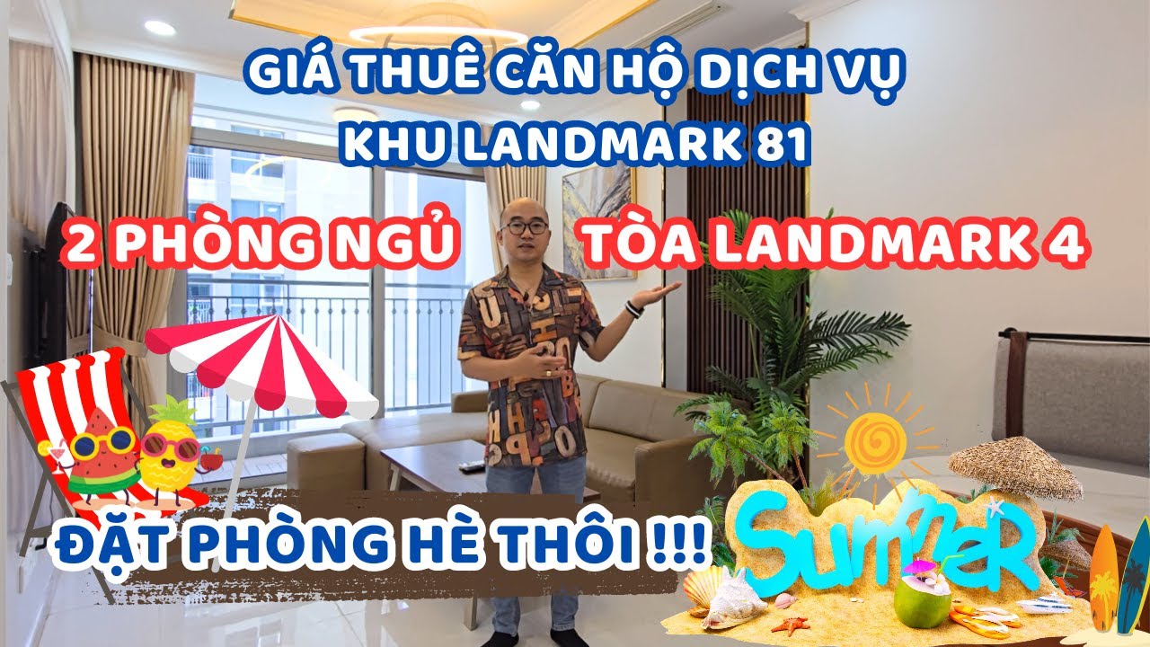 |12| Căn hộ dịch vụ khu Landmark 81 -  2 Phòng ngủ Tòa Landmark 4 giá bao nhiêu? | TẤN PHÁT VINHOMES