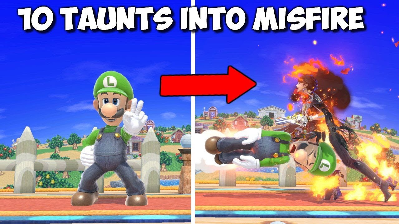 Craziest Luigi Misfires in Smash Ultimate