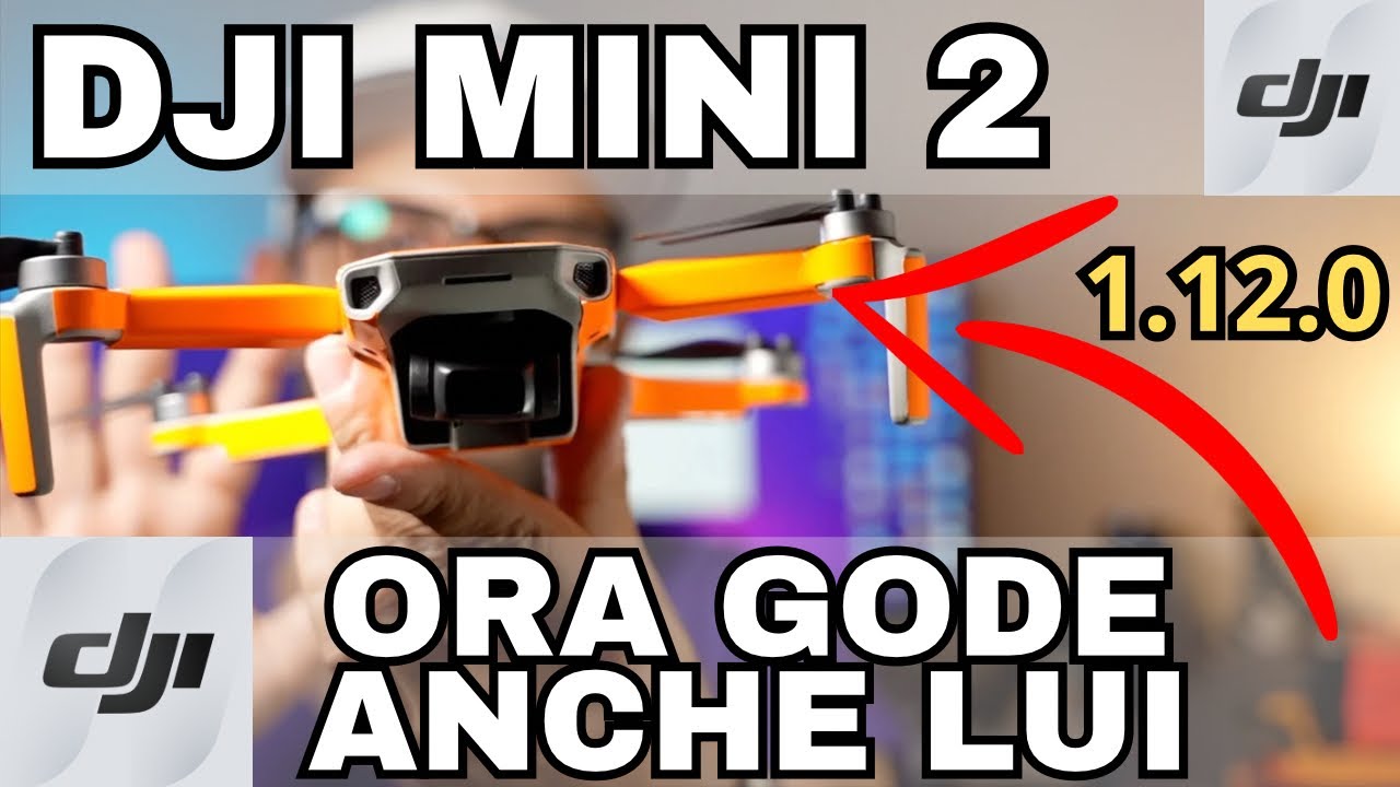 DJI MINI 2 e DJI FLY 1.12.0 ADESSO ANCHE LUI CE L'HA