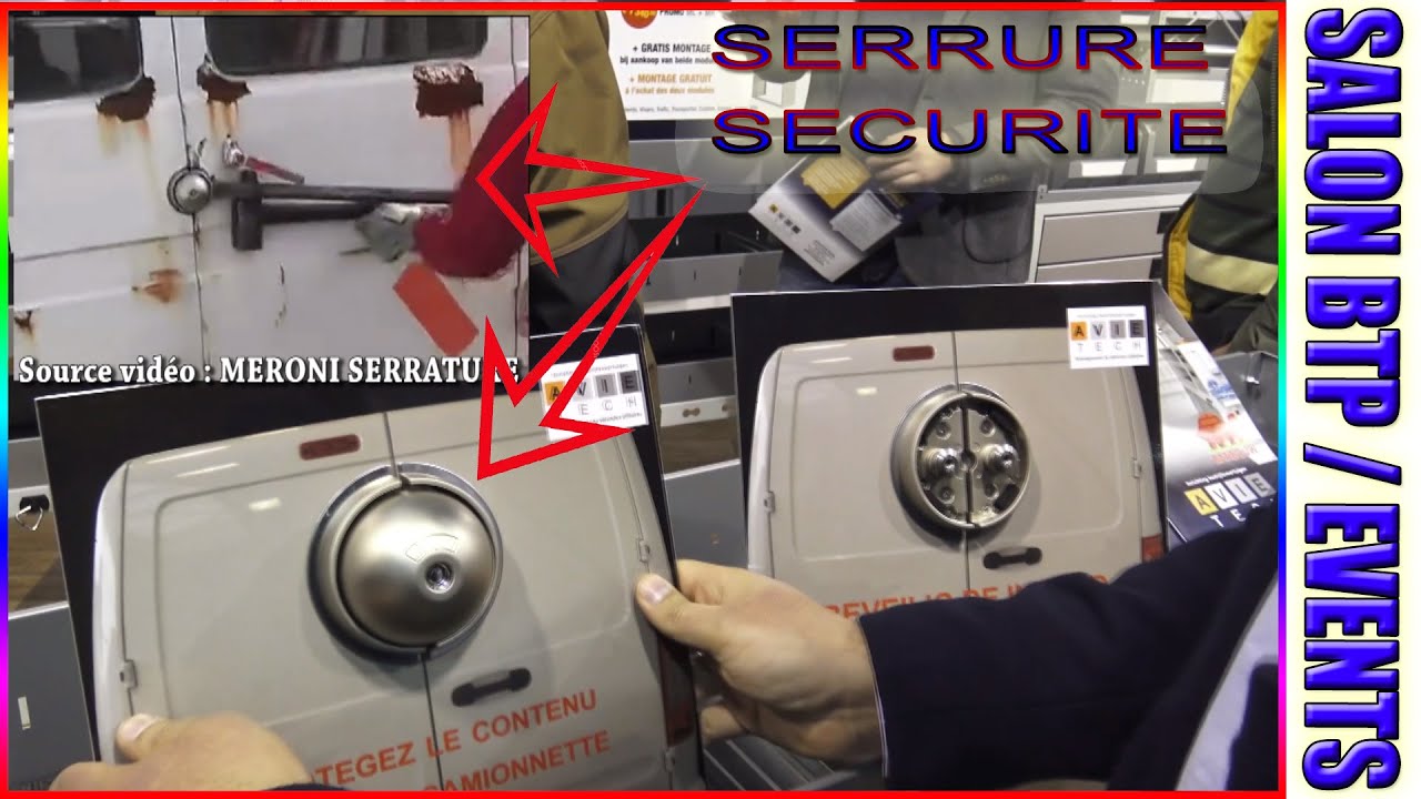 ⚠️UFO ➡️ ANTI EFFRACTION véhicule utilitaire / BATIBOUW stand AVIE TECH