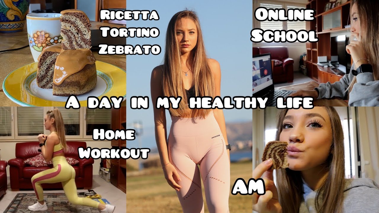 a day in my healthy life | ricetta tortino fit zebrato | AM