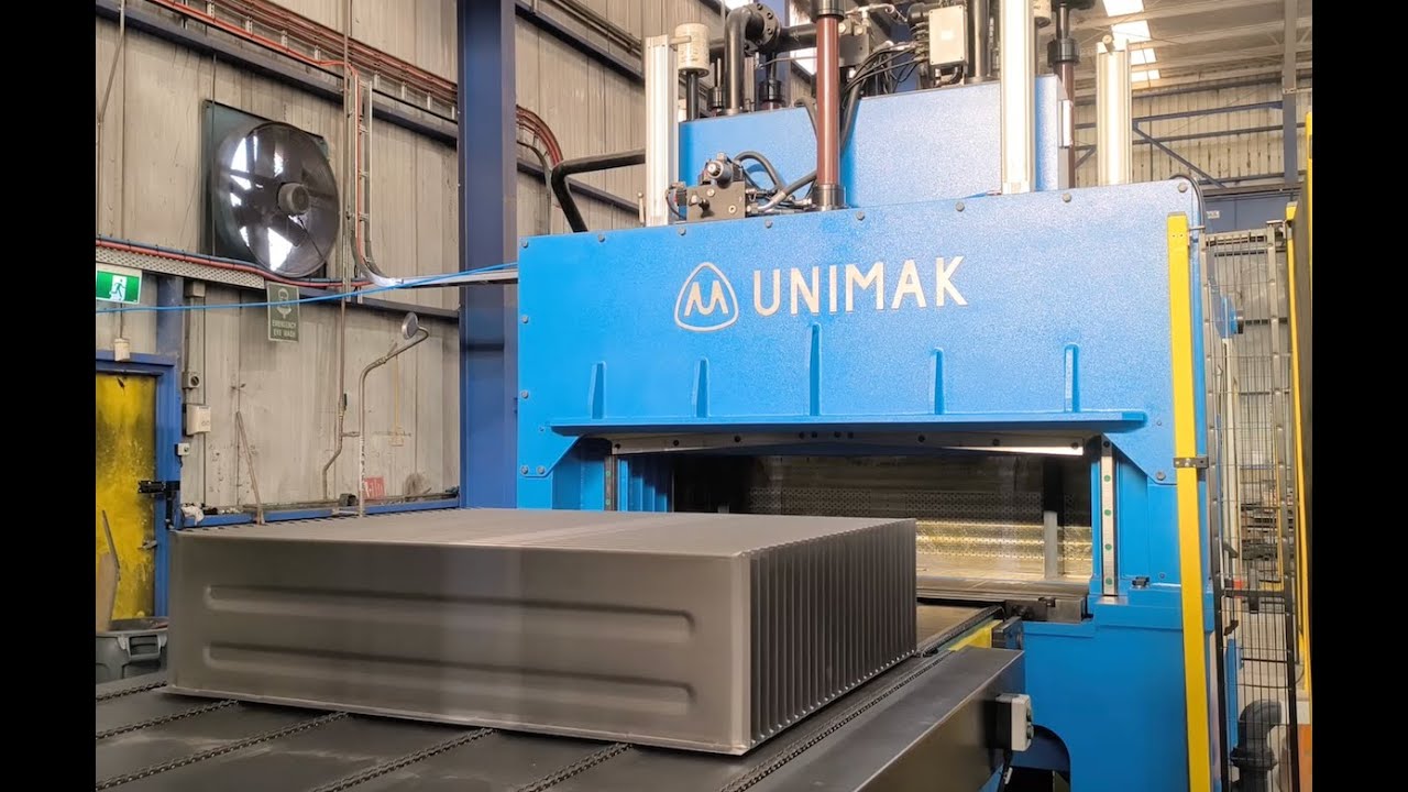 UNIMAK Machinery - Fully Automatic 1600 mm Corrugated Wall Production System