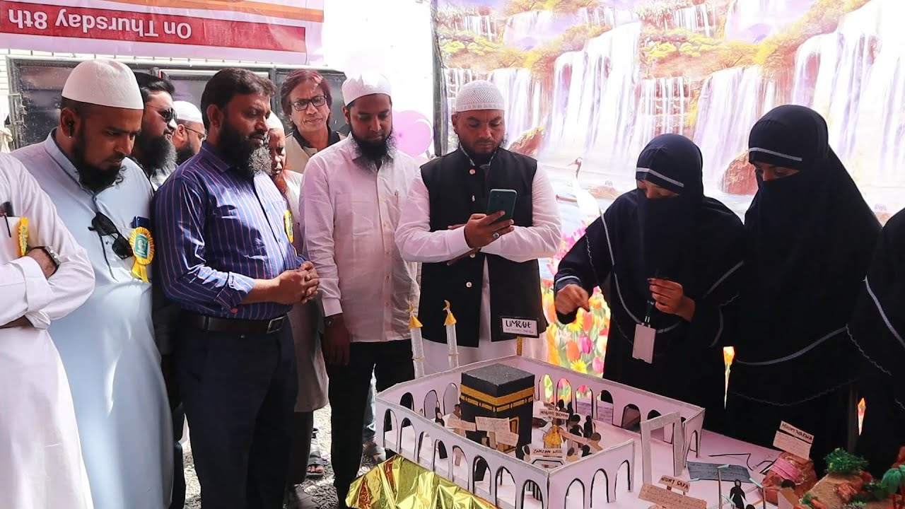 Peace Islamic International School Organized Arts And Science Exhibition At Hagarga Road Aman Nagar