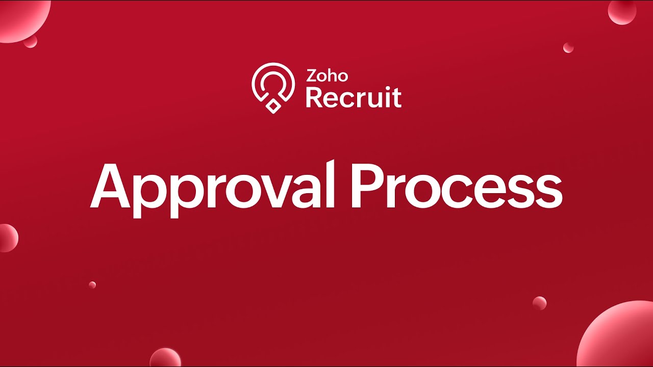 Automate Approvals in Zoho Recruit