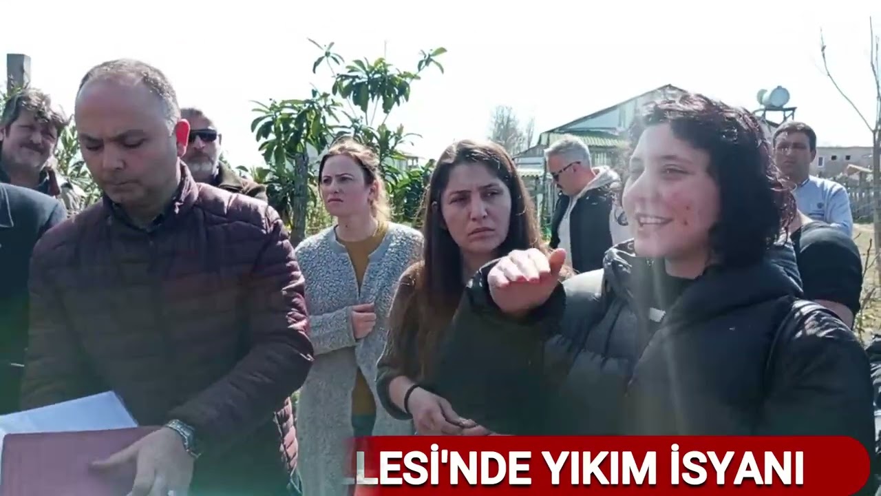 ÇALTI MAHALLESİ'NDE YIKIM İSYANI