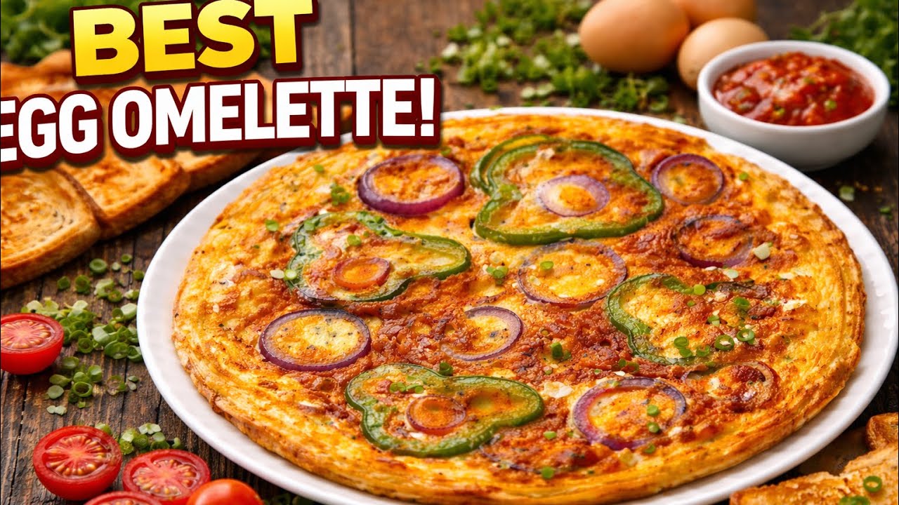 The Best Egg Omelette You’ll Ever Make | Easy Breakfast Recipe 