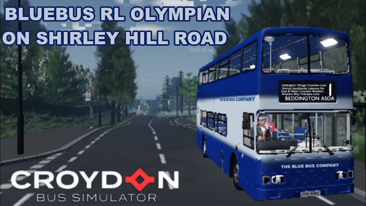 BlueBus RL Olympian on Shirley Hill Road | Croydon Roblox [VALENTINES SPECIAL]