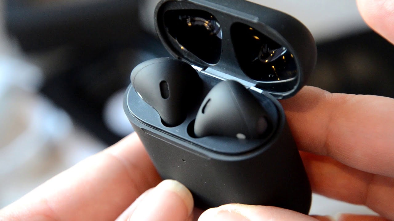 Распаковка и обзор AirPods 2 Черные