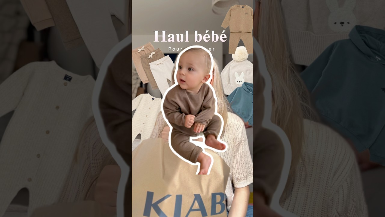 Haul de v&ecirc;tement pour boubou 👶🏼🍼 #jeunemaman #haul #bebe #maman #momlife #mumlife #kiabi #parents