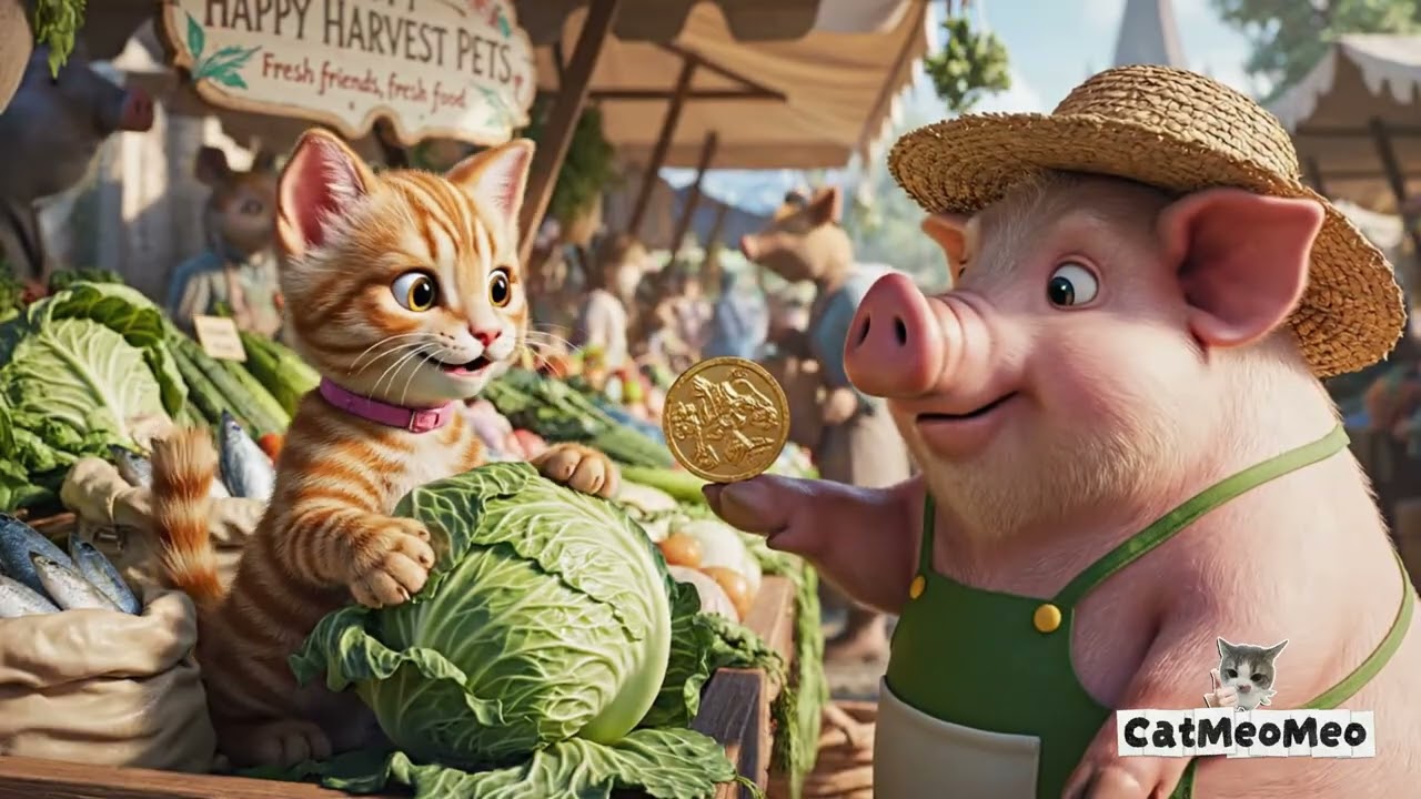 UserOh No! Mama Cat's Scooter Accident at the Broccoli Farm | CatMeoMeo