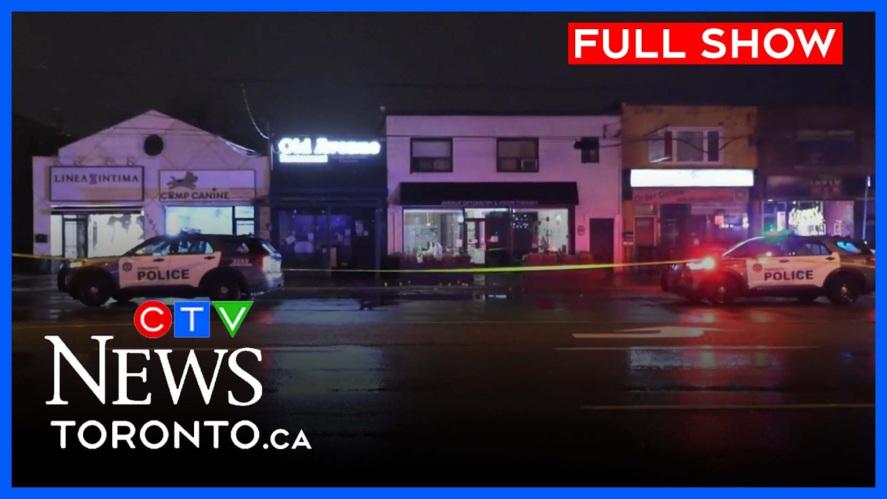 В Торонто ночью открыли огонь по ресторану, принадлежащему евреям | CTV News Toronto at Six, 3 ап...