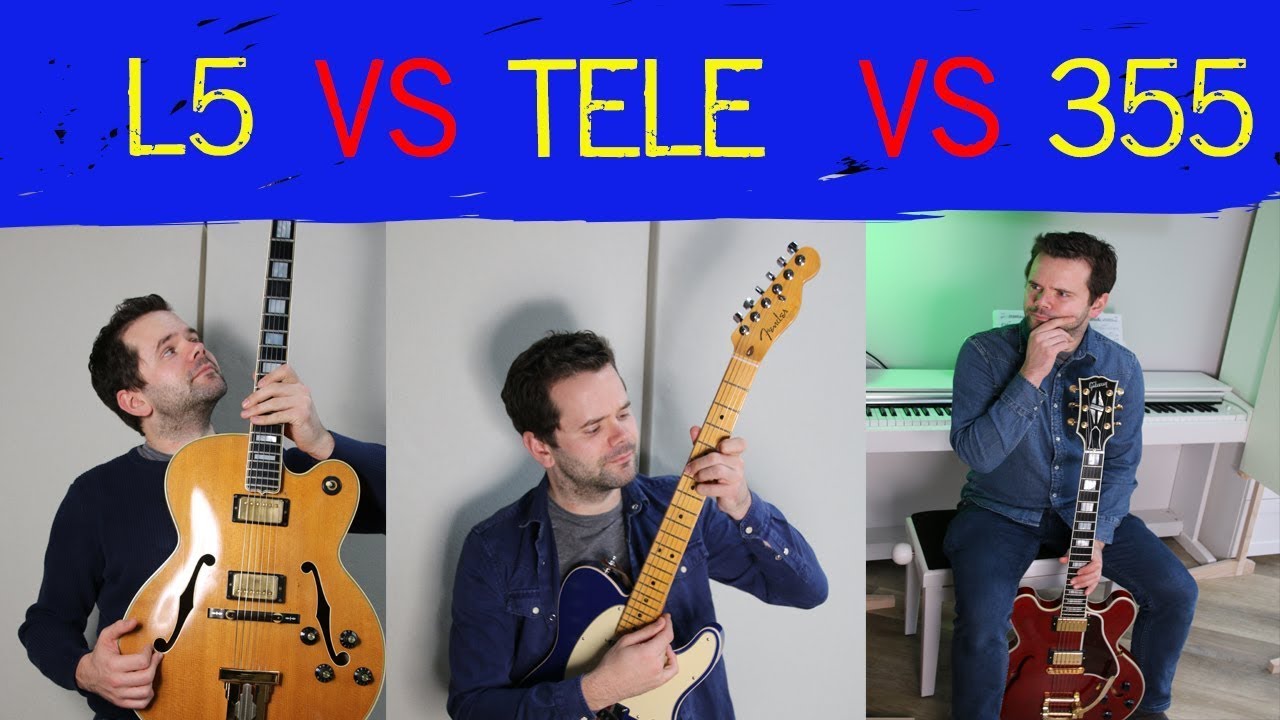 🔴JAZZ GUITAR SHOOTOUT 🎸Archtop vs Semi Vs Tele 🎸 Which sort is best at getting a good jazz tone?