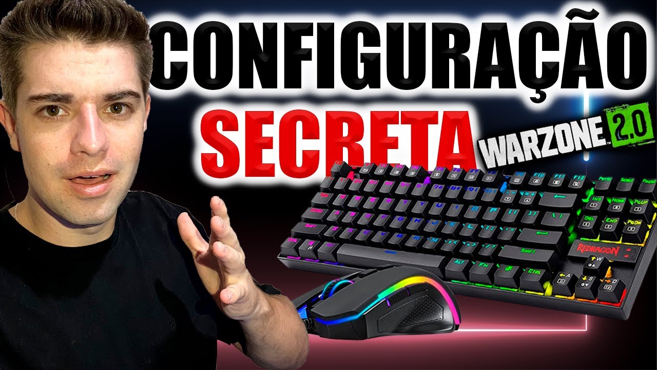 AS MELHORES CONFIGURAÇÕES PARA MOUSE E TECLADO WARZONE 2.0 E MW2