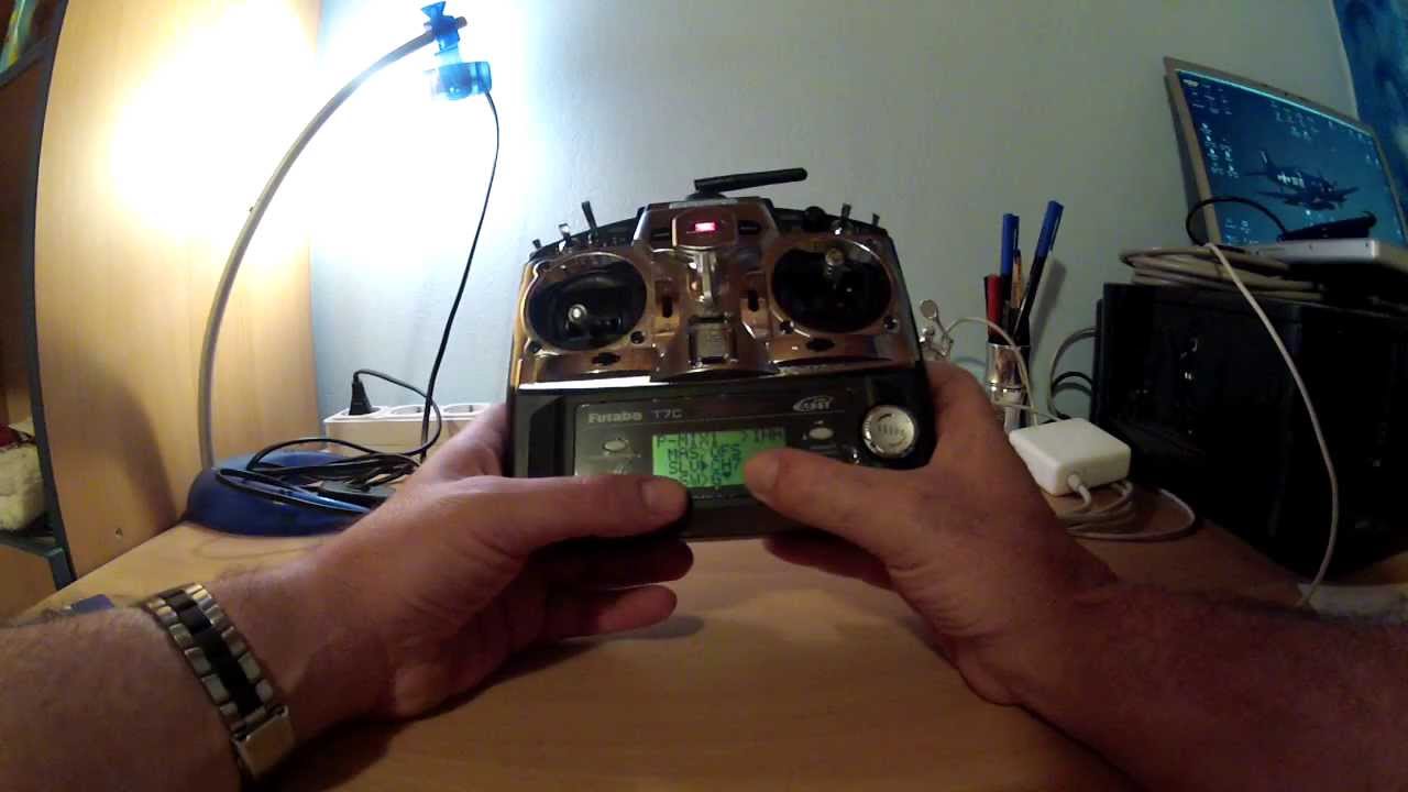 R/C Futaba T7C using 3 position switch for flaps setup