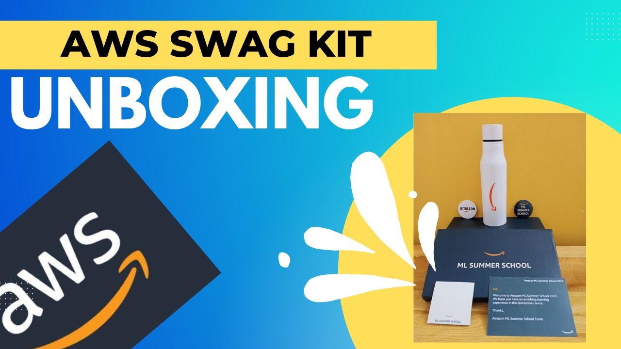 AWS ML Summer School SWAG KIT || Unboxing || SWAG Kit || Amazon Web Services || KLU }} Madhav PVL