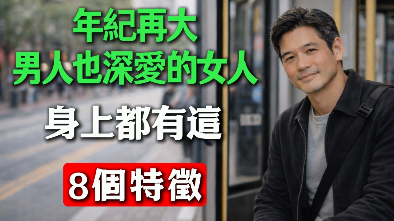年紀再大，男人也深愛的女人，身上都有這8個特徵！