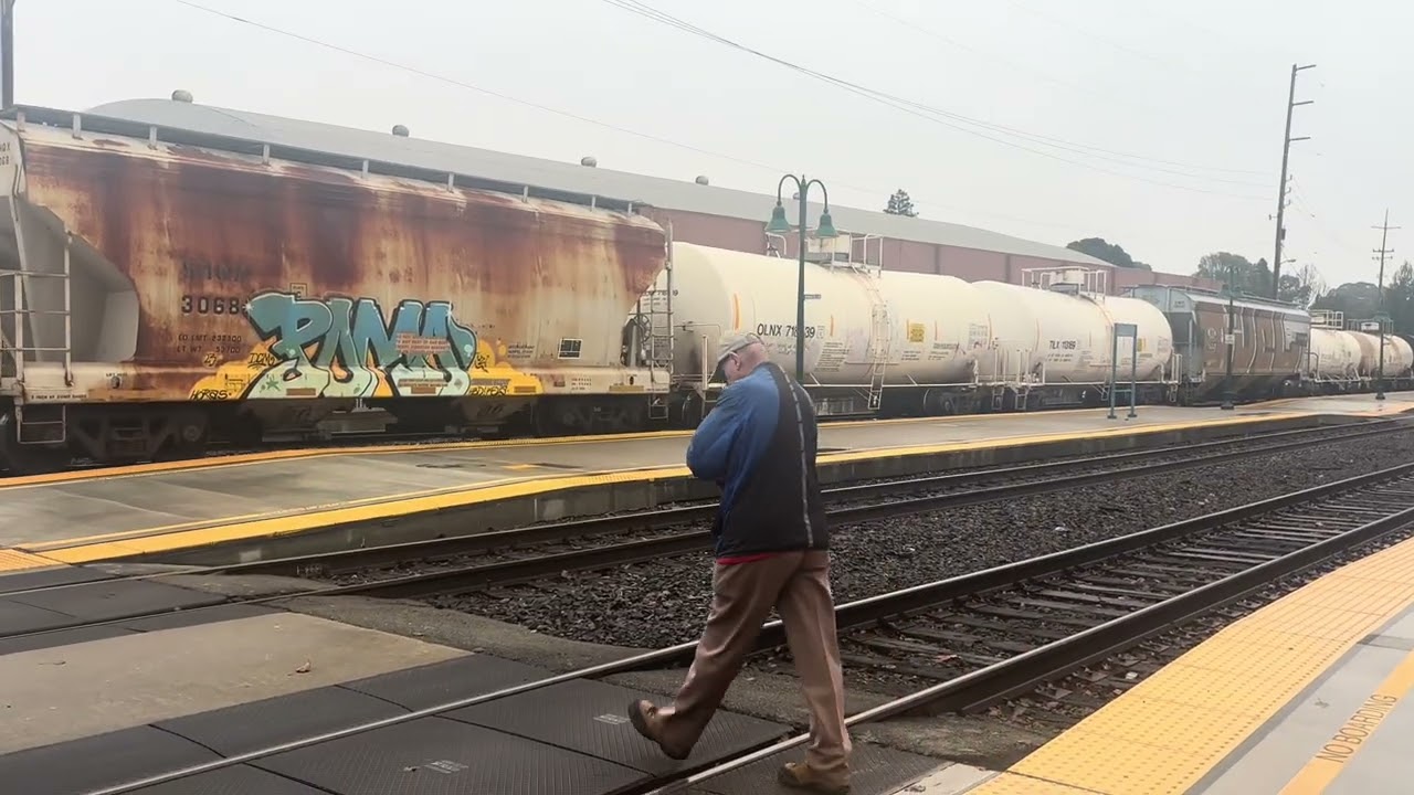 Union Pacific freight train in Martinez, California and in Reno Nevada ￼