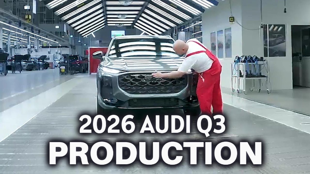 Процесс производства Audi Q3 2026 года &mdash; на заводе Audi!