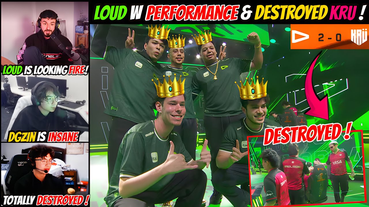 SEN TenZ SEN Tarik & Shanks Reacts to LOUD INSANELY Cooked KRU in Champions Tour 2025 Kickoff