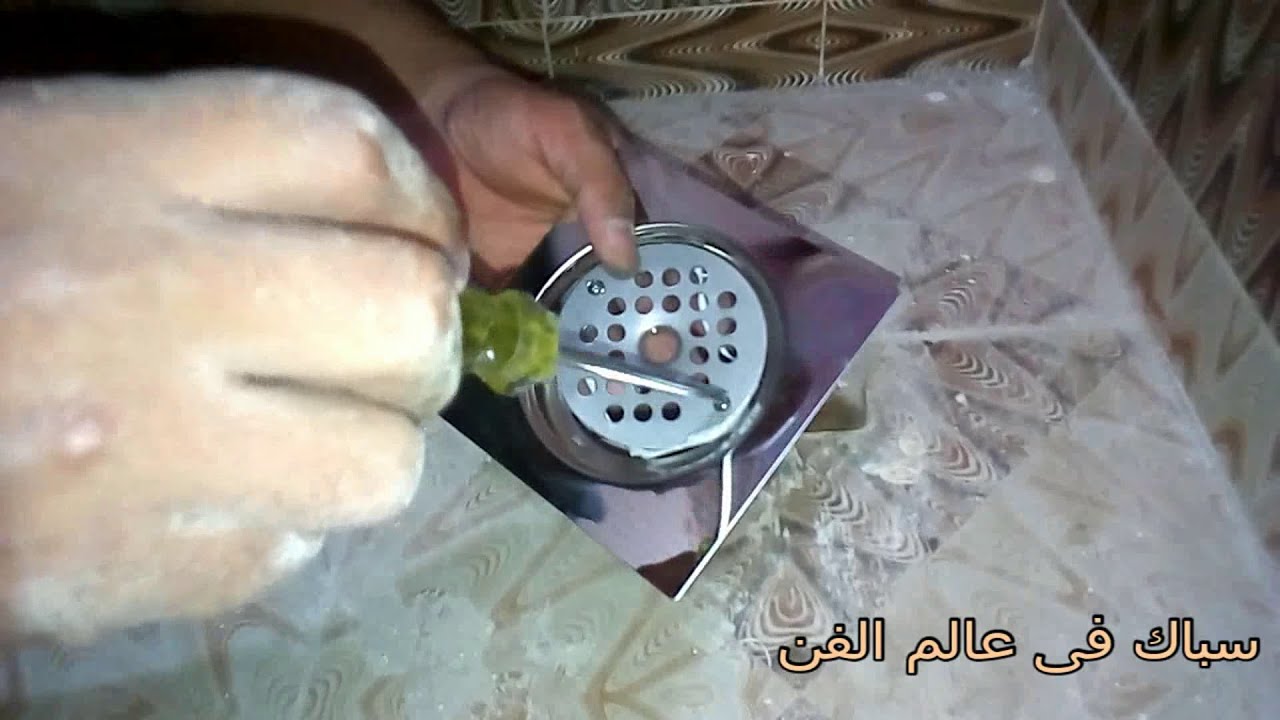 طريقه تركيب - غطاء بيبه مقاس 15 × 15 سم - إستانلس ستيل تاتش